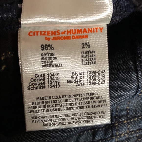 Citizens Of Humanity Maternity Dark Wash Jeans 26 - Picture 5 of 10